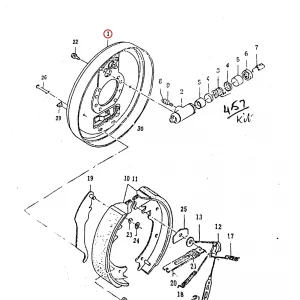 WHEEL CYLINDER ASSY.(82443376000G)