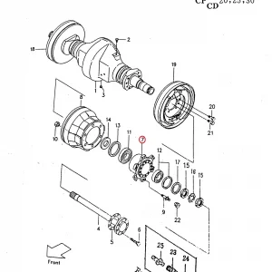 HUB FRONT(82445302031G)