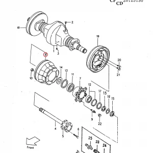 BRAKE DRUM(82445302131A)
