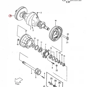 BRAKE CYLINDER RH(82445370401)