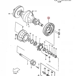 BRAKE CYLINDER LH(82445370411)