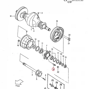 BOLT HUB FRONT(82530302102A)