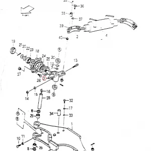 LEFT STEERING (AXLE)(8A21B430701)