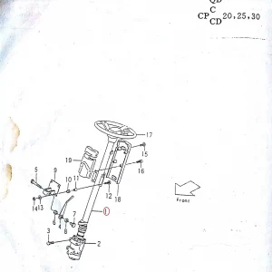 STEERING SHAFT(8A22A410301)
