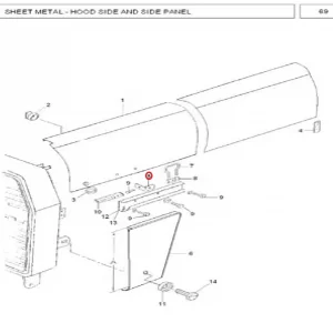 BRACKET RADIATOR(18212 – 118212S1)