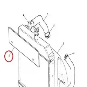 HOSE OIL COOLER TO WATER GALLERY360(185136 – 1185136)