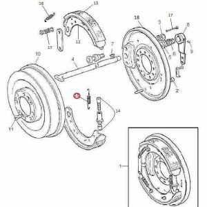 SPRING BRAKE SHOE (LARGE)(10307 – 11850217L)