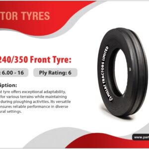FRONT TYRE 6.00-16 (17003 – 117003) 6PLY