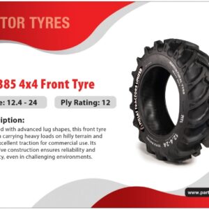 FRONT TYRE 12.4-24 (174001 – 1174001) 14