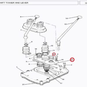 COVER GEAR LEVER WITH CAP (13597740P)